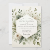 Salbeigrüne Ätherische Wiesenhochzeit