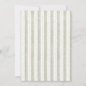 Salbeigrüne Babyparty-Einladung – Neutral Einladung (Rückseite)