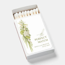 Salbeigrüne Blumenhochzeitsgunst