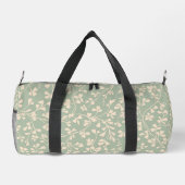 Salbeigrüne Botanik Duffle Bag (Rückseite)