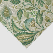 Salbeigrüne Creme-Paisley Seidenpapier (Ausschnitt)