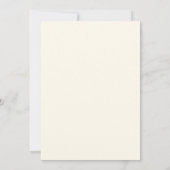 Salbeigrüne Florale Hochzeitseinladung auf Spanisc Einladung (Rückseite)