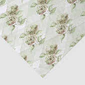 Salbeigrüne Hortensien-Tissue-Papier Seidenpapier (Ausschnitt)