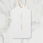 Salbeigrüne Monogramm-Hochzeit Geschenkanhänger (Vorderseite)