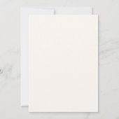 Salbeigrüne Rosenhochzeit Einladung (Rückseite)
