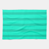 Salbeigrüne Streifen Geschirrtuch (Horizontal)