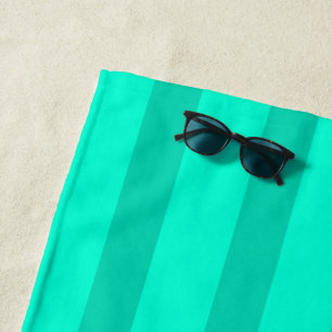 Salbeigrüne Streifen Strandtuch