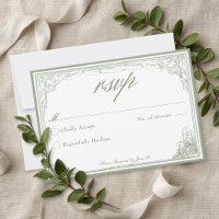 Salbeigrüne Vintage-Botanik-Gitterbogen-Hochzeit