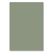 Salbeigrüne Wildblumen-Hochzeitstisch-Nummer Tischnummer (Rückseite)