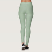 Salbeigrüne Yoga-Leggings Leggings (Rückseite)