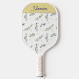 Salbeigrüner Olivenzweig Benutzername Pickleball Schläger