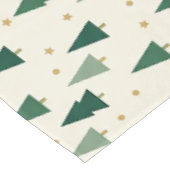 Salbeigrüner Weihnachtsbaum-Tischdecken  Tischdecke (Schrägansicht)