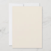 Salbeigrünes Ätherisches Boho-Hochzeit Einladung (Rückseite)