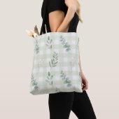Salbeigrünes botanisches nahtloses Design Tasche (Von Nahem)
