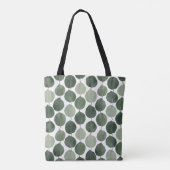 Salbeigrünes Eukalyptusblatt-Muster Botanische Pfl Tasche (Rückseite)