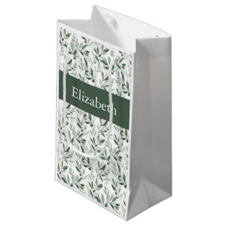 Salbeigrünes Französisches Landhaus-Oliven Custom Kleine Geschenktüte