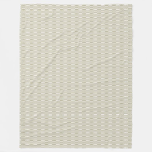 Salbeigrünes geometrisches Muster Fleece-Decke Fleecedecke (Vorderseite)