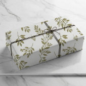 Salbeigrünes Geschenkpapier