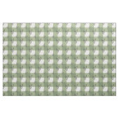 Salbeigrünes Herz Gingham gekämmte Baumwolle Stoff (Yard (91,4 cm))