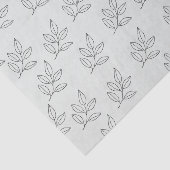 Salbeigrünes minimalistisches botanisches Papier f (Ausschnitt)