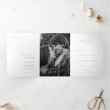 Salbeigrünes Monogramm Foto Moderne Hochzeit