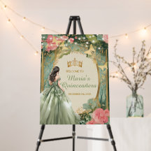 Salbeigrünes Prinzessinnenkleid Goldener Wald Mis