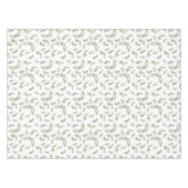 Salbeigrünes Wasserfarben-Chic-Oliv-Muster Tischdecke (Vorderseite (Horizontal))