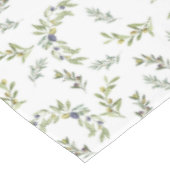 Salbeigrünes Wasserfarben-Chic-Oliv-Muster Tischdecke (Schrägansicht)
