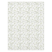 Salbeigrünes Wasserfarben-Chic-Oliv-Muster Tischdecke (Vorderseite)