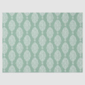 Salbeigrünes Wasserfarbmuster Seidenpapier (Vorderseite)
