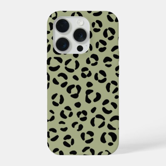 Salbeileopard iPhone Hülle (Rückseite)