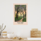 Salcey-Wald-Reiseplakat Poster (Küche)