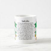 Salcido, der Ursprung, die Bedeutung und das Kaffeetasse (Mittel)