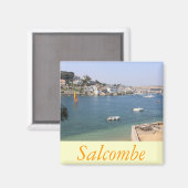 Salcombe Devon Magnet (Vorderseite/Rückseite)