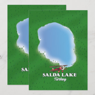 Salda Lake Turkey Landkarte