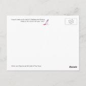 Saldo Ihrer Sohle/Soul-Postkarte Postkarte (Rückseite)