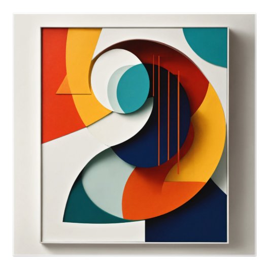 Saldo in Form A Minimalistisch Abstrakt Fotodruck (Vorne)