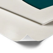 Saldo in Form A Minimalistisch Abstrakt Poster (Ecke)