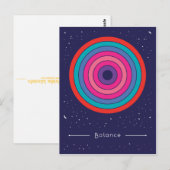 Saldo Postkarte (Vorne/Hinten)