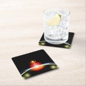 Saldo Rechteckiger Pappuntersetzer (Vor Ort)