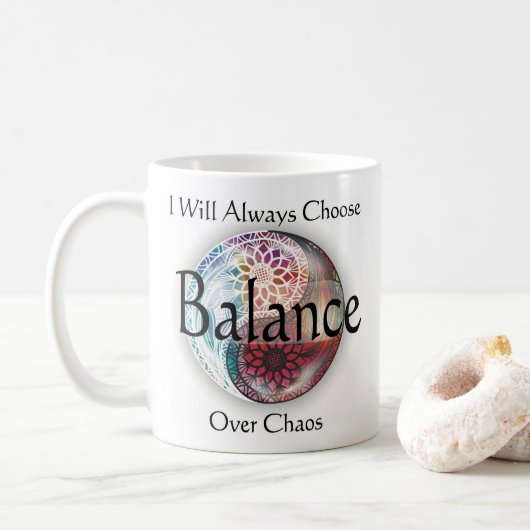 Saldo über Chaos Tasse Yang Yang (Mit Donut)