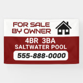 "Sale by Owner" customized banner (Horizontal)