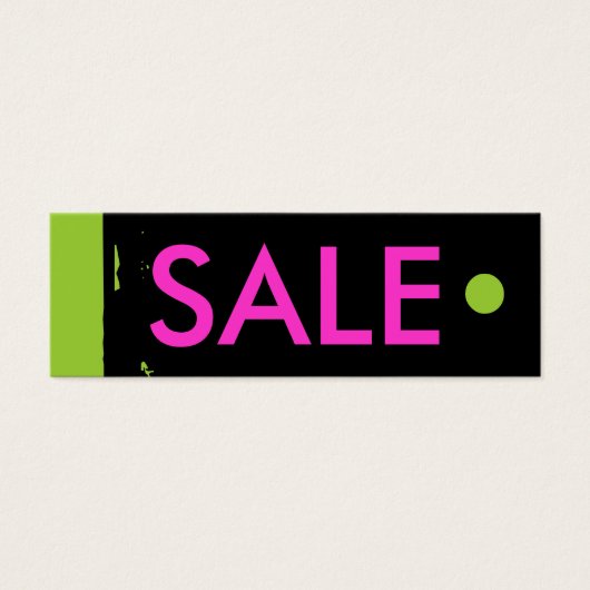 "SALE" Hang Tag (Vorderseite)