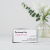 Sale Minikarten Visitenkarte (Stehend Vorderseite)
