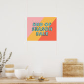 Sale Sign, End of Season Sale Poster (Küche)