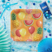 Säle, Wassermelonen, Ananas, von Natasha Us Pappteller (Party)