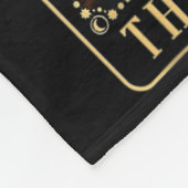 Salem 1692 fehlte eine Halloween-Hexe Fleecedecke (Ecke)