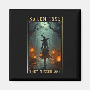 Salem 1692 fehlte eine Halloween-Hexe Magnet