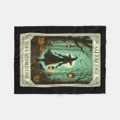 Salem 1692 Halloween sie vermissten ein Tarot C Fleecedecke (Vorderseite (Horizontal))