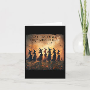 Salem 1692 Halloween sie vermissten ein Tarot C Karte